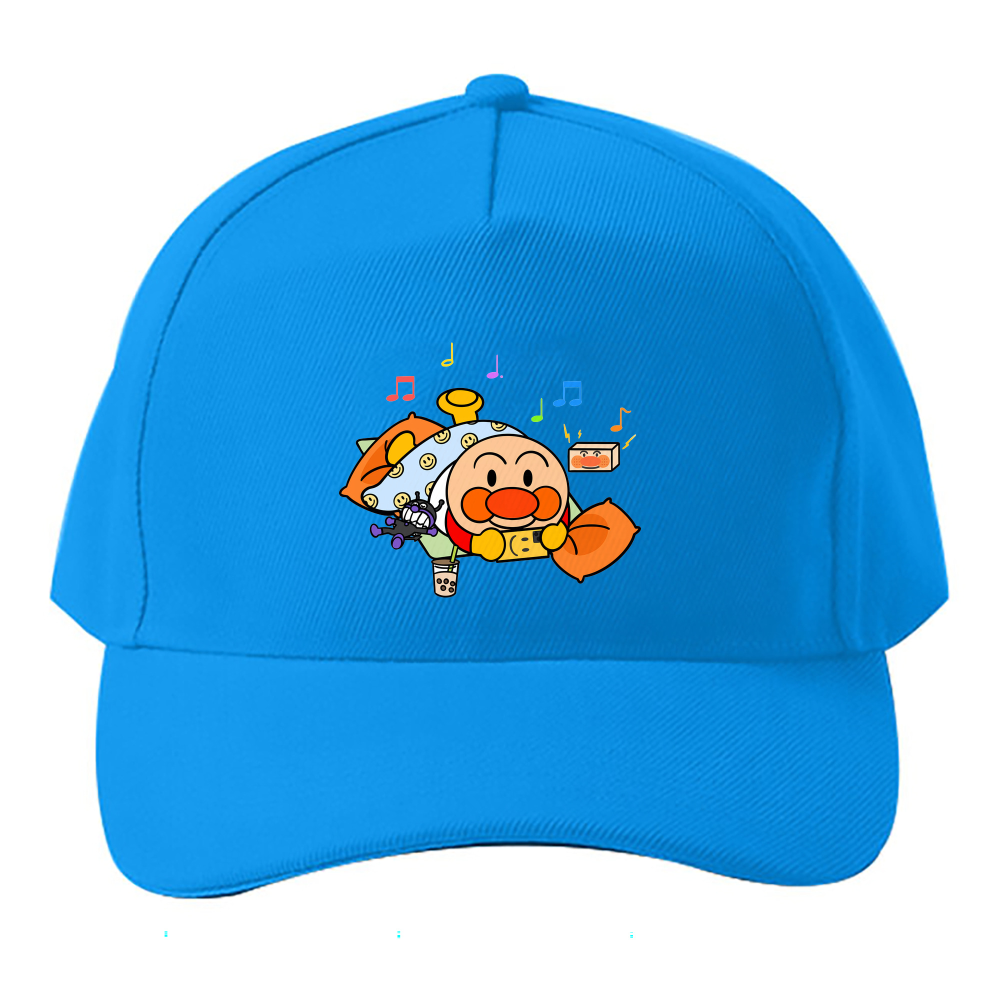 （画像用） アンパンマン Anpanman ベースボールキャップ 綿100％ 男女兼用 帽子 スポーツ